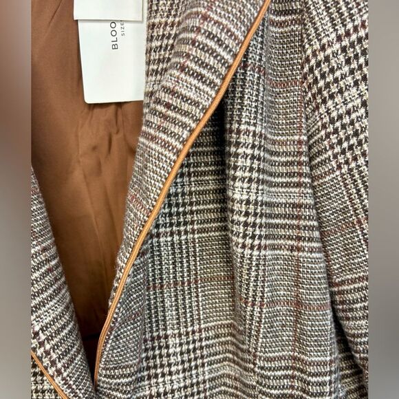 BloomChic UK Classic Checkered Blazer 12 - Picture 5 of 5